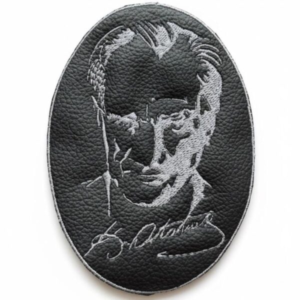 K. Atatürk Nakışlı Patch 14 *10 cm